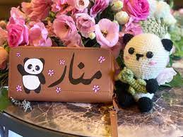 هدية كتيررر كيوت بورت مونيه مع دبدوب كروشيه منار دبدوب باندا اسماء رسوم هدايا كروشية painted clothes sunglasses case hand painted