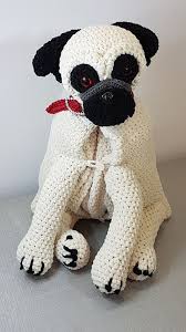 Crochet Pattern Pillow Pet Pug Haakpatroon Knuffelkussen Etsy In 2020 Animal Pillows Pet Pug Pets
