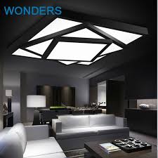 free shipping buy best modern led ceiling light rectangle restaurant lamp di ceiling lights living room ceiling design bedroom ceiling design living room