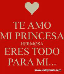 Vida Y Amor Pensamientos Y Frases Para Vivir Mejor Te Amo Mi Princesa Hermosa Eres Todo Para Mi Vidayamor Frases Facebook