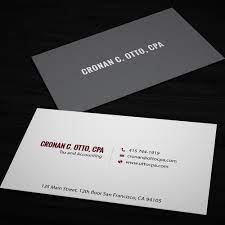Probably the biggest reason to use a cpa for your business taxes is that a cpa is eligible to represent you before the irs in an audit.as noted above, an enrolled agent can represent your business at a tax audit, but accountants who are not cpas can only represent clients in a very limited manner. Design For A Cpa Firm Business Card Contest 99designs
