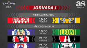 América vs querétaro, resultado en vivo de la jornada 6 de la liga bbva mx. Liga Mx Fechas Y Horarios De La Jornada 1 Guardianes 2020 As Mexico