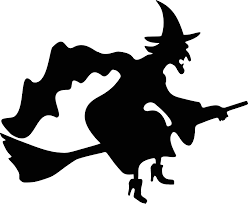 Witch Flying Silhouette Free Halloween Vector Clipart Illustration Witch Silhouette Halloween Witch Decorations Halloween Clipart