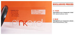 Clear Business Cards Exclusive Price 500 Clear Business Cards Euro 110 Shipping Cost Product Info Material Clea Clear Business Cards Cards Business Cards