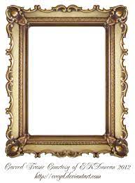 Carved Gold Frame By Ekduncan By Eveyd On Deviantart Gold Frame Frame Picture Frames