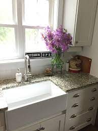 I just moved into a house with a porcelain sink and i was surprised at how many stains and scratches it gets from daily use. How To Clean A Porcelain Farmhouse Kitchen Sink Andrea Dekker
