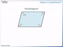Try drawing a quadrilateral, and measure the angles. Angles In Quadrilaterals Maths With Mum