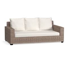 Torrey All Weather Wicker Square Arm 86 Sofa Natural Affordable Outdoor Furniture Beautiful Outdoor Furniture Outdoor Furniture