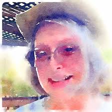 Digital watercolor paintings of flowers at Kroger