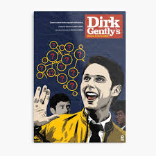 When the universe called him in the middle of the night on tuesday, dirk gently knew immediately what was happening. Dirk Gently S Holistic Detective Agency Canvas Print By Pwhiteboard Redbubble