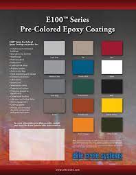 Color Chart Epoxy Floor Chart