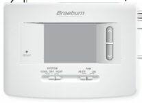 If the thermostat and your heating and cooling systems begin to work after changing the batteries, then job well done. Braeburn Thermostat Instructions Manuals Smart Home Perfected