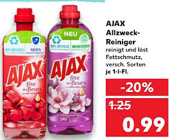 Sehen sie sich das ajax allzweckreiniger angebot bei metro aus dem aktuellen prospekt an. Ajax Allzweckreiniger 1l Angebot Bei Kaufland