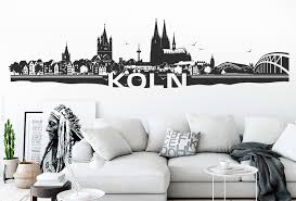 Sie ist etwa 9 cm hoch und hat einen durchmesser von ca. Skyline Koln Wandtattoo Und Autoaufkleber Shop