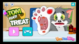 Tom And Jerry Cartoon Games Tom And Jerry Foot Injured Tom And Jerry Tom And Jerry Cartoon Funny Games Cartoon Games