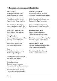 Maksud rangkap 1 orang yang kurang berfikir dan belajar hidupnya akan tersasar/mengakibatkan mereka salah langkah. Puisi Tradisional Beberapa Petua Hidup Esei Dan Komsas Tingkatan 4 Dan 5 Spm Antologi Sejadah Download Dan Streaming Puisi Tradisional Anneliesekun