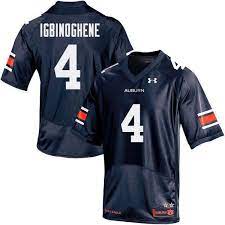 Men Auburn Tigers 4 Noah Igbinoghene College Football Jerseys Sale Navy Auburn Tigers Football Auburn Tigers Auburn