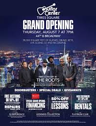 Guitar center gear card p.o. Guitar Center Celebrates New Times Square Store With The Roots