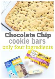 Cake Mix Chocolate Chip Cookie Bars Recipe Cake Mix Chocolate Chip Cookies Chocolate Chip Cookie Bars Chocolate Chip Cookies