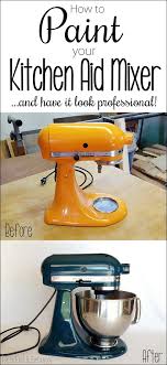 My mother's original stand mixer is a white sunbeam, purchased no doubt when colors for workhorses like a mixer were just a glimmer in a marketer's eye. How To Paint Your Kitchen Aid Mixer Reality Daydream