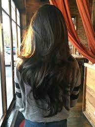 Long Dark Chocolate Brown Hair Colors Ideas For Wavy Hairstyle 2017 With Layers Long Hair Styles Hair Styles Brown Wavy Hair