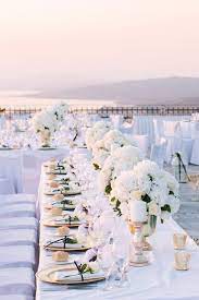 42 White Wedding Decoration Ideas Wedding Forward Rooftop Wedding White Wedding Decorations All White Wedding