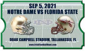 2021 florida gators football season tickets. Notre Dame Fighting Irish Vs Florida State Seminoles Football Tickets 09 05 21