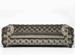 3 Seater Tufted Fabric Sofa My Desire Khaki By Kare Design Sofa Fabric Sofa Cosy Sofa