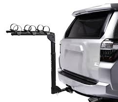 Graber 3 Bike Hitch Rack Hitch Mounted Car Rack Fits Both 1 4 And 2 Hitch Carries 3 Bikes Single Pivot Point Quickly Fold Bike Hitch Bike Rack 4 Bike Rack
