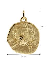 Cancer necklace, cancer zodiac, zodiac necklace, cancer pendant, zodiac charm, silver birthday necklace, birthday necklace, gift for women ▲ ►►► celebrate your birth. Trendor 08964 Zodiac Pendant Cancer Gold 585 14 Ct