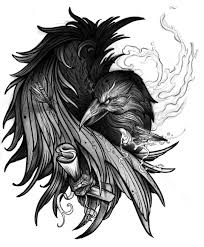 Fotografii Artskillus Eskizy Tatu Risunki 79 Albomov Crow Tattoo Design Dark Art Tattoo Raven Tattoo