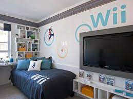 Wi Video Game Bedroom For Kids Bedroom Design Diy Boys Bedroom Themes Boys Bedroom Decor