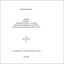 Pdf handbook of management consulting the contemporary consultant insights from world e read full ebook. Le Savoir Etre Et La Relation Consultant Client