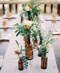 How To Style A Boho Wedding Tablescape Wedding Centerpieces Wedding Decorations Beer Themed Wedding
