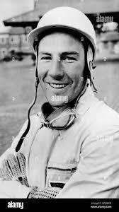 Stirling moss helmet Black and White Stock Photos & Images