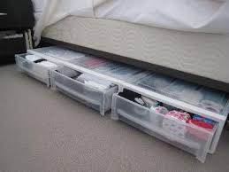 Pricey 25 But Awesome And Stackable Underbed Drawers Just Over 6 Tall Bedroom Closet Storage Small Space Bedroom Organization Bedroom