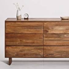 Anton Solid Wood 6 Drawer Dresser In 2020 Solid Mango Wood 6 Drawer Dresser Wooden Dresser