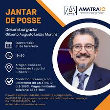 Desembargador Gilberto Augusto Leitão Martins Celebra Posse em Elegante  Jantar