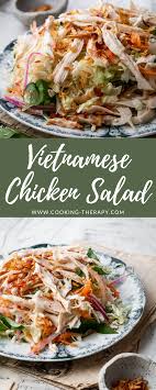 Vietnamese Chicken Salad Goi Ga In 2021 Salad Recipes Healthy Easy Easy Asian Recipes Vietnamese Chicken Salad