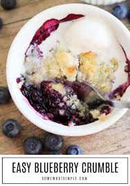 Easy Blueberry Crumble Recipe Easy Blueberry Crumble Blueberry Crumble Blueberry Crumble Recipes