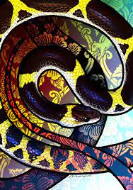 Laotian Wolf Snake By Culpeo Fox Snake Art Snake Drawing Snake Wallpaper