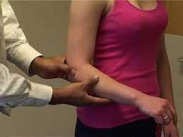 A positive test will involve pain. The Elbow Examination Youtube