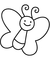 Vlinders zijn prachtige insecten en staan bekend om hun mooie kleuren en vleugelmotieven en zijn daarom ook uiterst geschikt voor kleurplaten. Kleurplaat Gemakkelijke Vlinder Voor Peuters Kleurplaatje Com Bird Template Applique Quilts Coloring Pages