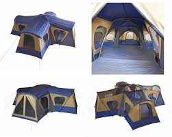 Tents For Sale Big Cabin Tent 14 Person 1 4 Room Easy Setup Large Family Ozark Family Tent Camping Tent Cabin Tent