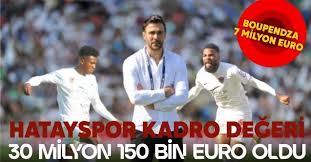Galatasaray'ın hatayspor maçı kamp kadrosunda şu oyuncular yer alıyor: Hatayspor Yeni Kadro Degeri 30 Milyon 150 Bin Euro Oldu