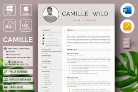 Is it all that useful anymore? Professional Cv Template For Project Managers 1 2 Page Resume By Hiredds Thehungryjpeg Com