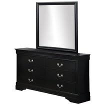 A mirrored dresser or vanity dresser is the. Black Mirror Dressers Chests You Ll Love In 2021 Wayfair