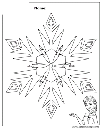 If you ever wanted to know how to draw that beautiful snowflake from disney's frozen movie, then you are going to enjoy this drawing tutorial. Elsa Frozen Snowflake Coloring Pages Printable