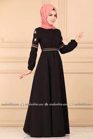 modaselvim elbise kollari ve kemeri nakisli elbise 9300w153 siyah elbise uzun elbi se ci zgi li elbi se