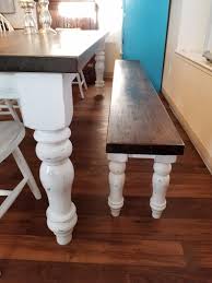 Amazon Com Chunky Unfinished Farmhouse Dining Table Legs Set Of 4 Turned Legs Design 59 Inc Handm Farmhouse Dining Table Farmhouse Dining Dining Table Legs